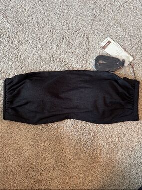 Calia Black Strapless Bandeau Swim Top